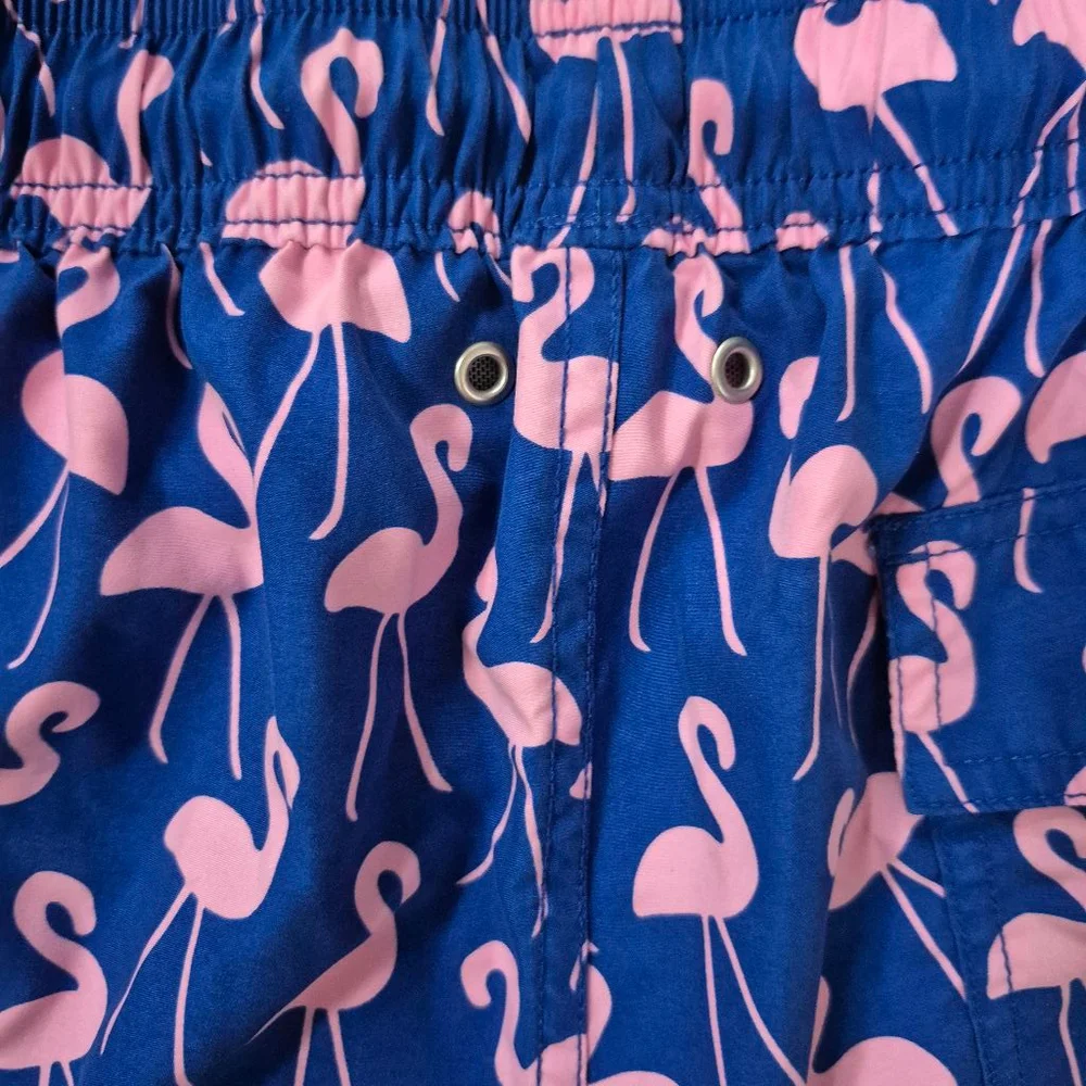 Tom & Teddy‎ Swim Trunks, Size L, Blue Pink